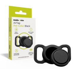 Husa Mobile Origin AirTag Pet Collar, black