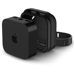 Husa Spigen Silicone Fit Mount, black - Apple TV 4K 3th Gen (2022)