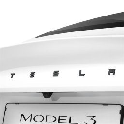 Spigen Tesla Rear Emblem Logo Full Cover, black - Tesla Model 3 2024