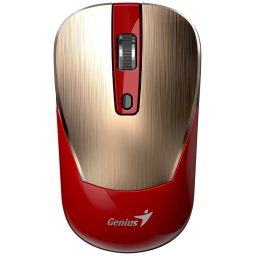 Mouse NX-7125, PC sau NB, wireless, 2.4G, BlueEye, 1200 dpi, butoane/scroll 3/1, auriu/rosu