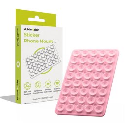 Suport telefon Mobile Origin O1 adeziv, culoare roz