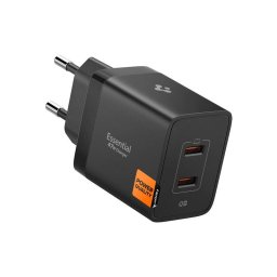 Incarcator de retea EE472EU GaN 2x USB-C Wall Charger 47W Negru