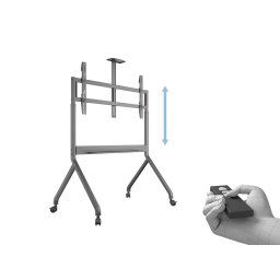 Stand TV mobil, motorizat, cu suport camera si multimedia Multibrackets MB-8229, 65-100", max.90 kg