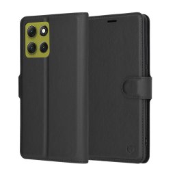 Husa Husa pentru Motorola Moto G86 - Techsuit Leather Folio - Black