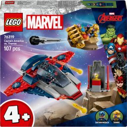 LEGO 76319 Marvel Super Heroes Captain America vs. Thanos, construction toy