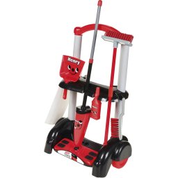 Casdon Henry Cleaning Trolley, children's household appliance red
