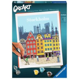 Ravensburger CreArt - Colorful Stockholm, painting