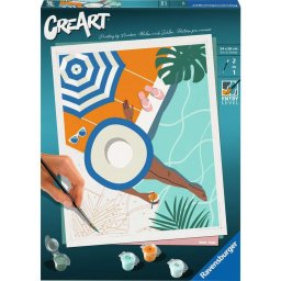 Ravensburger CreArt - Pool Time, Painting