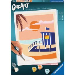 Ravensburger CreArt Beach - Cottage, Painting