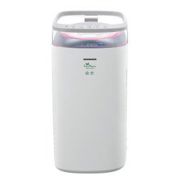 Purificator de aer Heinner HPA-M500, 500 m³/h CADR, filtru HEPA 13, ionizare, afisaj calitate aer, mod Auto & Silentios, 3 viteze, 35W, 35–60 m², alb/argintiu