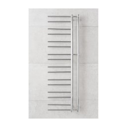 P.M.H. THEIA T2C-L - Radiator de baie tip scară, 352 W, 154 cm, racordare pe stânga, crom lucios