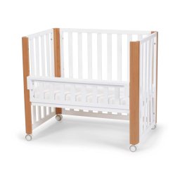 KINDERKRAFT SELECT KOYA Premium - Pătuț 4 în 1 pentru copii, fag/pin