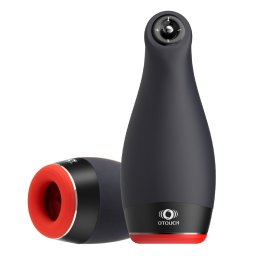 Otouch Pleasure Engine Warming, Thrusting & Vibrating Masturbator Black