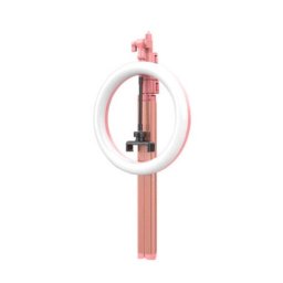 Selfie Ring Light LED roz Ulanzi cu stativ si telecomanda