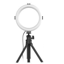 Desktop Ring Light LED Ulanzi Vijim K9 RGB cu trepied si telecomanda pentru vlogging
