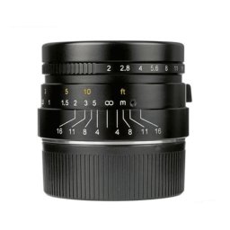 Obiectiv Manual 7Artisans 35mm F2.0 Full Frame negru pentru Leica M-mount