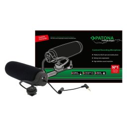 Microfon PATONA Premium include microfon cu clips pentru camera video DSLR si smartphone 9876