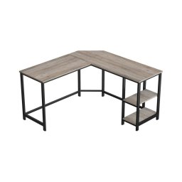 Birou de colț SOLEA, maro/negru