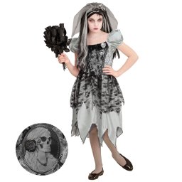 Costum fantoma mireasa fetita - 11 - 13 ani / 158 cm