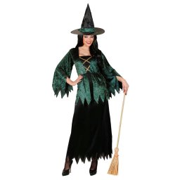 Costum vrajitoare verde - s marimea s