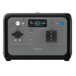 Statie de alimentare portabila baterie externa Oukitel P800E Negru, ecran LCD, 800W, 512Wh, LiFePO4, functie UPS 10ms, intrare maxima 500W