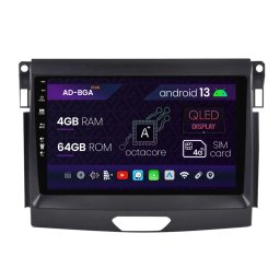 Navigatie Ford Ranger (2015-2020), Android 13, A-Octacore 4GB RAM + 64GB ROM, 9 Inch - AD-BGA9004+AD-BGRKIT120