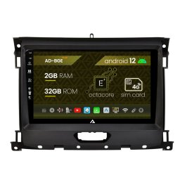 Navigatie Ford Ranger (2015-2022), Android 12, E-Octacore 2GB RAM + 32GB ROM, 9 Inch - AD-BGE9002+AD-BGRKIT120V2