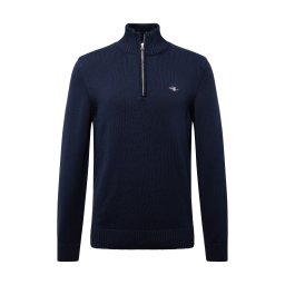 GANT Pulover bleumarin / roșu burgundy / alb