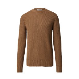 DAN FOX APPAREL Pulover 'Justus' maro caramel