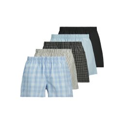 JACK & JONES Boxeri 'JACMilano' albastru deschis / gri / negru / alb