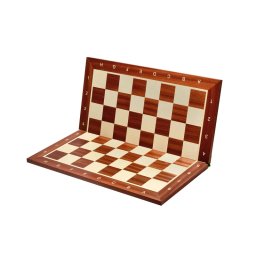 Tabla de sah pliabila - lemn no 5 - mahon - cu si fara notatie