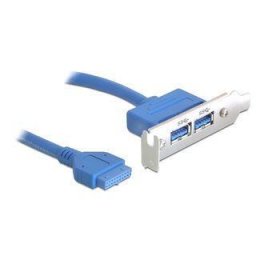 Delock Slot Bracket USB 3.0 x2 Low Profile