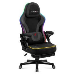 Scaun Gaming Force 4.6 RGB Mesh Negru