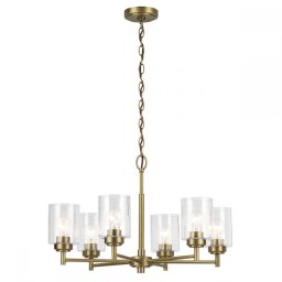 Lustră Winslow KL-WINSLOW6-NBR, 6xE27, D66 cm, H145,2cm, metal alamă