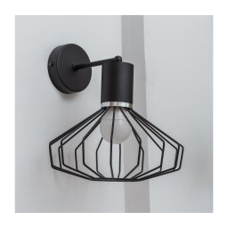 Aplica de perete SOLANO 1xE27/15W/230V negru/crom lucios