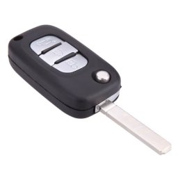 Carcasa cheie auto tip briceag Techstar pentru Renault – 3 butoane, compatibila cu Clio, Megane, Kangoo, Fluence