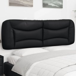 Perna pentru tablie de pat, negru, 152 cm, piele artificiala GartenMobel Dekor