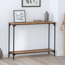 Masa de consola Lemn vechi 101 x 30.5 x 75 cm Lemn compozit GartenMobel Dekor