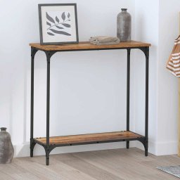 Masa de consola Lemn vechi 75 x 30.5 x 75 cm Lemn compozit GartenMobel Dekor