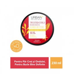 Mască păr creț tratament intensiv cu hibiscus și unt de shea