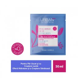 Mască pre-șamponare hidratantă cu acid hialuronic și colagen