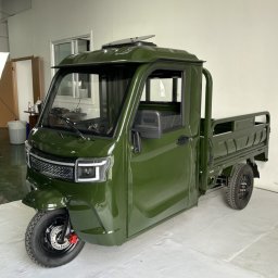 Tricicleta electrica fara permis, ektro farmer, motor 2000w, acumulator 72v45ah, treapta de forta, verde