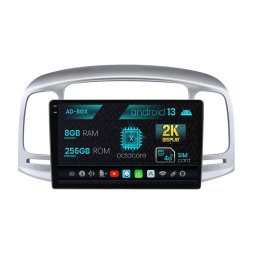 Navigatie Hyundai Accent (2006-2011), Android 13, X-Octacore 8GB RAM + 256GB ROM, 9.5 Inch - AD-BGX9008+AD-BGRKIT211