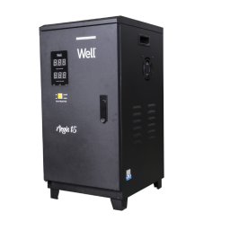 Stabilizator de Tensiune Automat cu Servomotor WELL Aegis 15 15000VA / 12000W Monofazic Negru