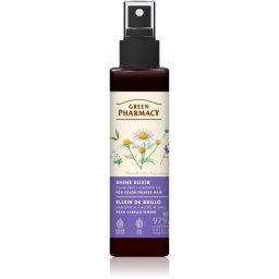 Green Pharmacy Chamomile & Flaxseed oil Elixir elixir leave-in pentru păr vopsit 150 ml