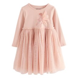 Next Rochie auriu / roz