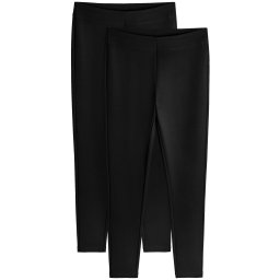The Set Leggings 'Ponte' negru