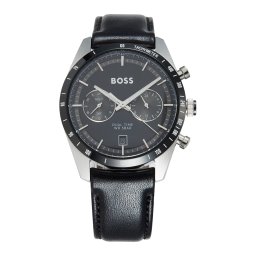 BOSS Ceas analogic 'Tourmaster' negru / argintiu