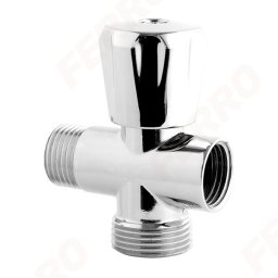 Robinet Masina De Spalat 1/2"X3/4" Tip Ciuperca Cu Ventil Si Supapa De Sens,Crom