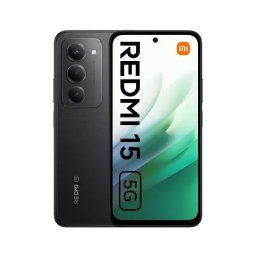 Smartphone Redmi 15 128GB 4GB RAM 5G Dual SIM Midnight Black